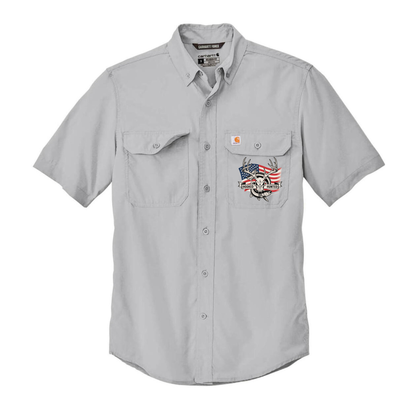 Hooked and Hunted Carhartt Force® Solid Short Sleeve Shirt