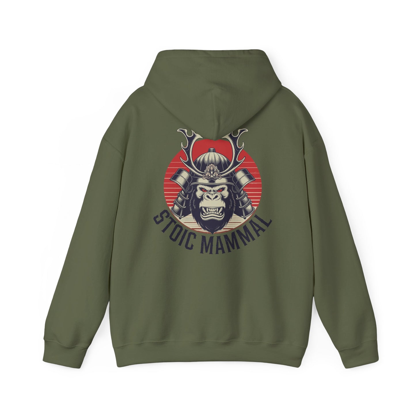 Samurai Primate Stoic Mammal Unisex Heavy Blend™ Hooded Sweatshirt