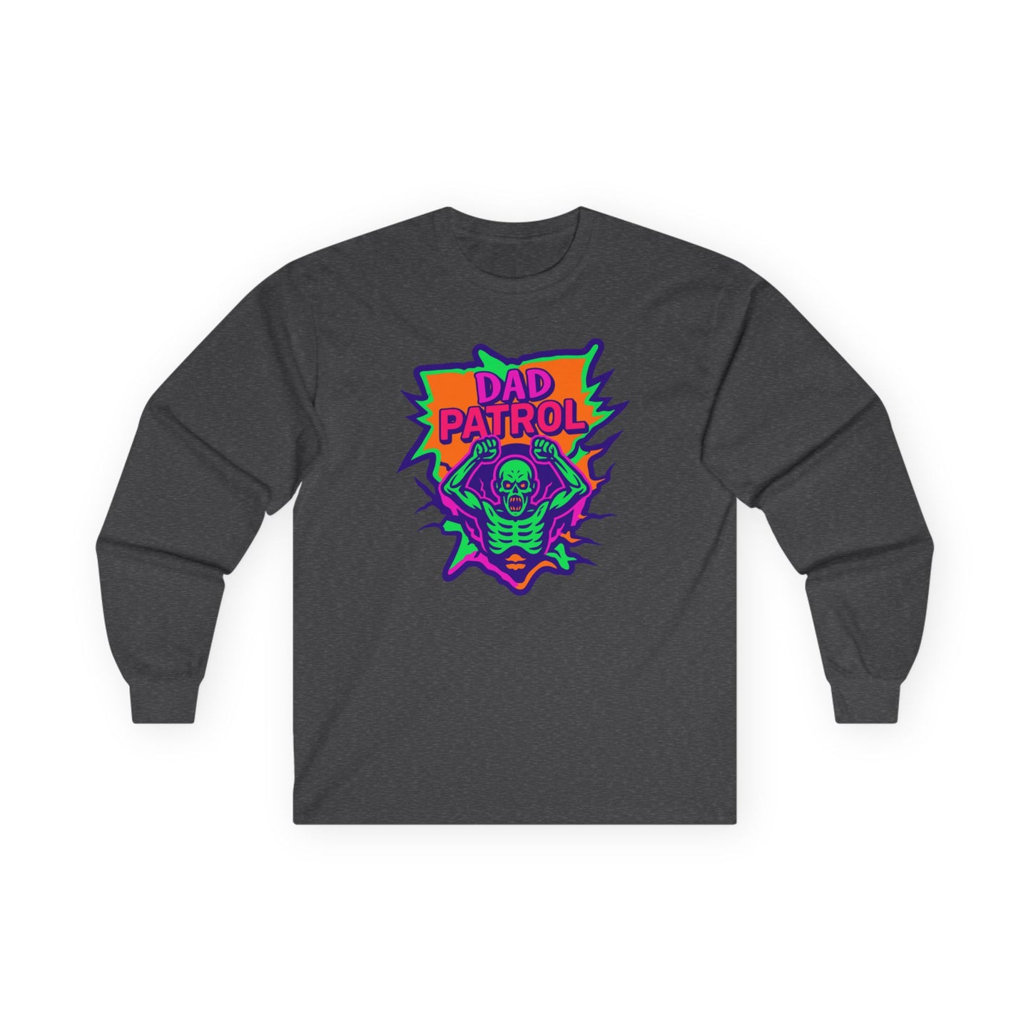 Halloween Dad Patrol Trick or Treat Zombie Graphic Tee