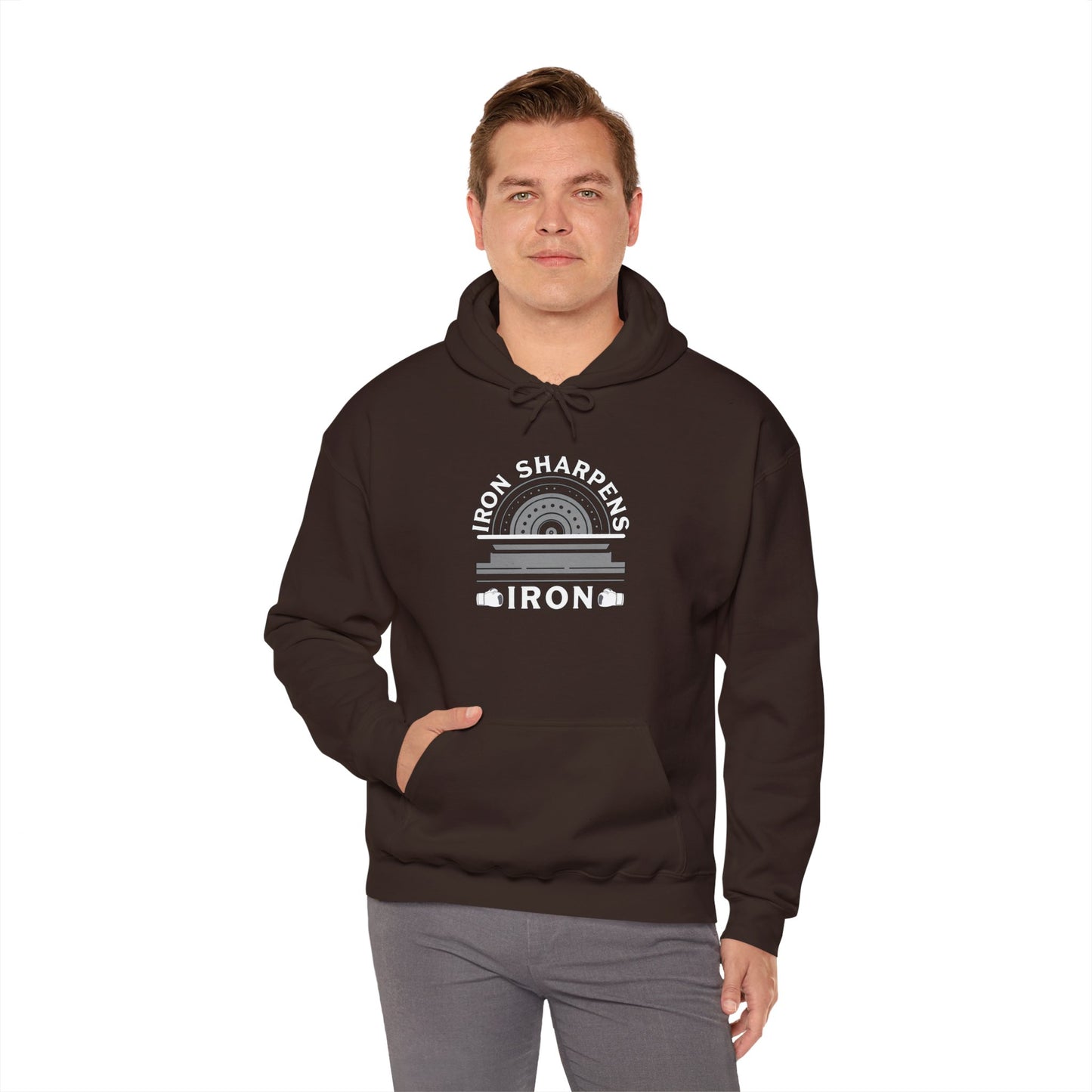 Iron Sharpens Iron Unisex Heavy Blend™ Hooded Sweatshirt