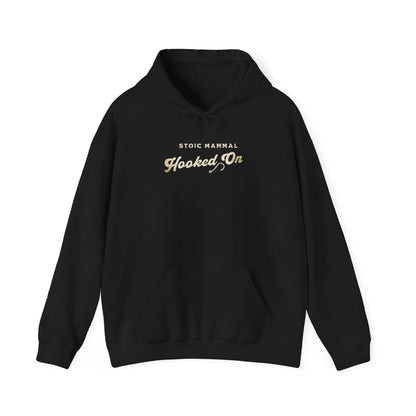 Stoic Mammal "Hooked On" Bass Fishing Hoodie - Classic Angler Pullover