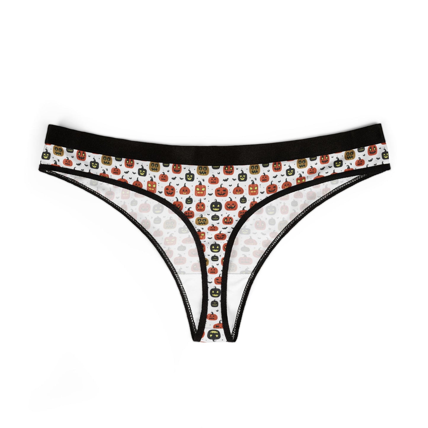 Jack O' Lantern Halloween Women's Thongs