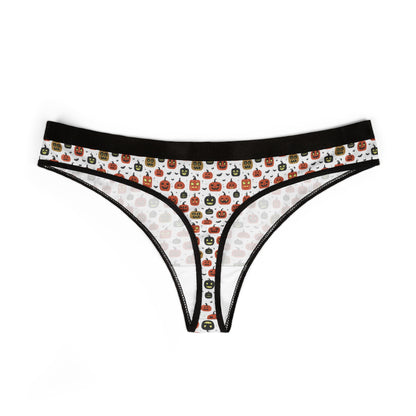 Jack O' Lantern Halloween Women's Thongs