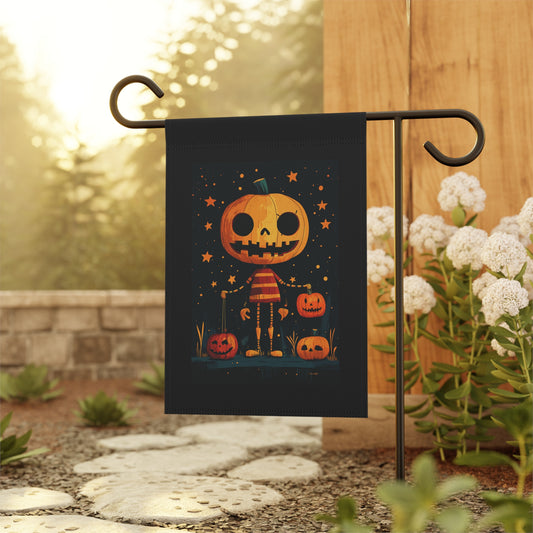 Halloween Pumpkin Trick Or Treater Garden & House Banner