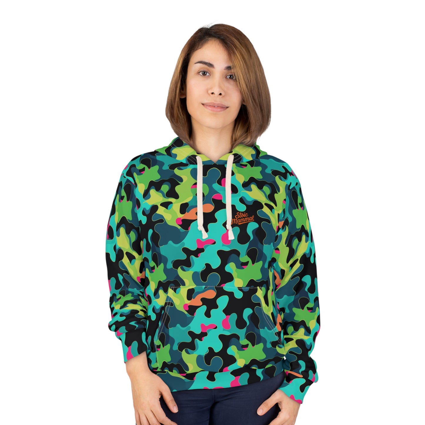 Toxic Jungle Digital Camo Stealth Tactical Unisex Pullover Hoodie