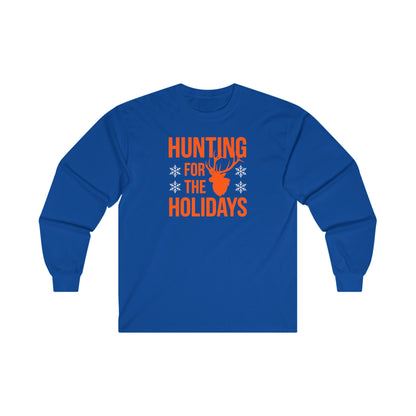 Hunting For The Holidays Christmas Unisex Ultra Cotton Long Sleeve Tee