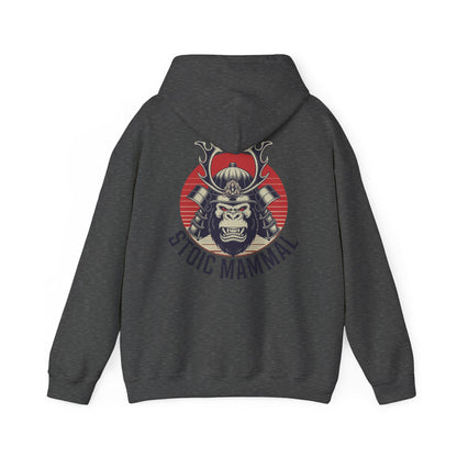 Samurai Primate Stoic Mammal Unisex Heavy Blend™ Hooded Sweatshirt