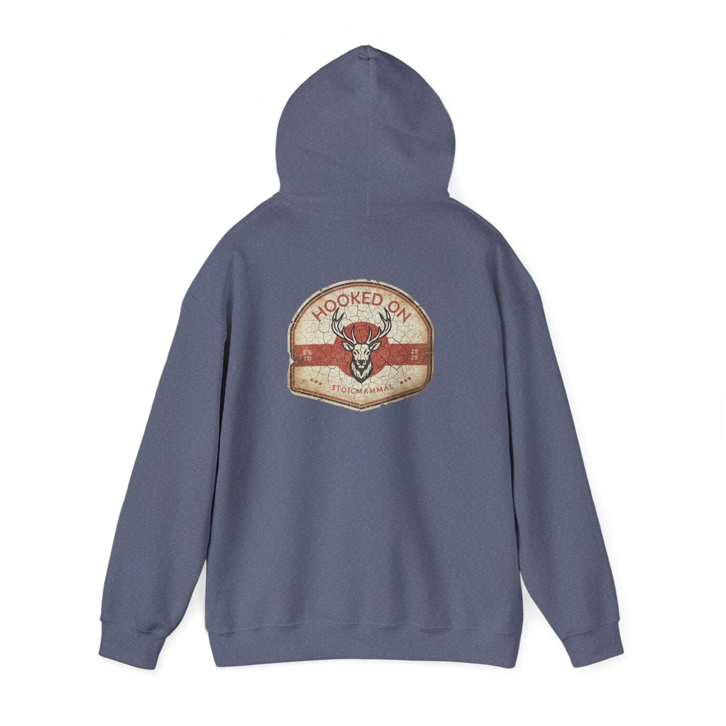 Hooked On Elk Hunting Weathered AF Hoodie