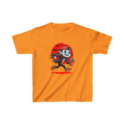 Halloween Vampire Running with Candy Kids Heavy Cotton™ Tee