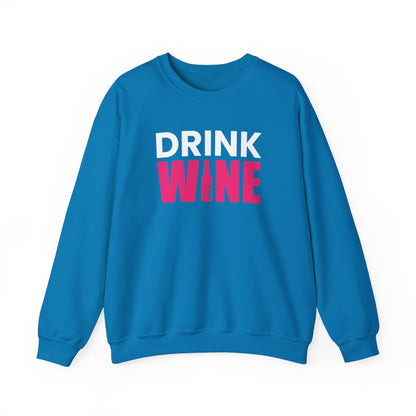 Drink Wine Unisex Heavy Blend™ Crewneck Sweatshirt