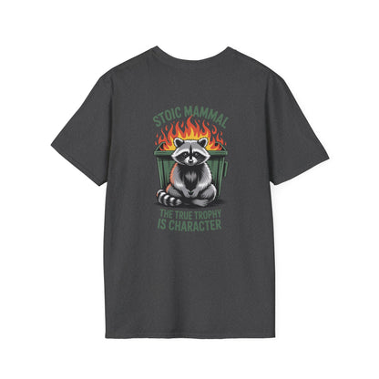 Stoic Mammal “Dumpster Fire” Raccoon T-Shirt