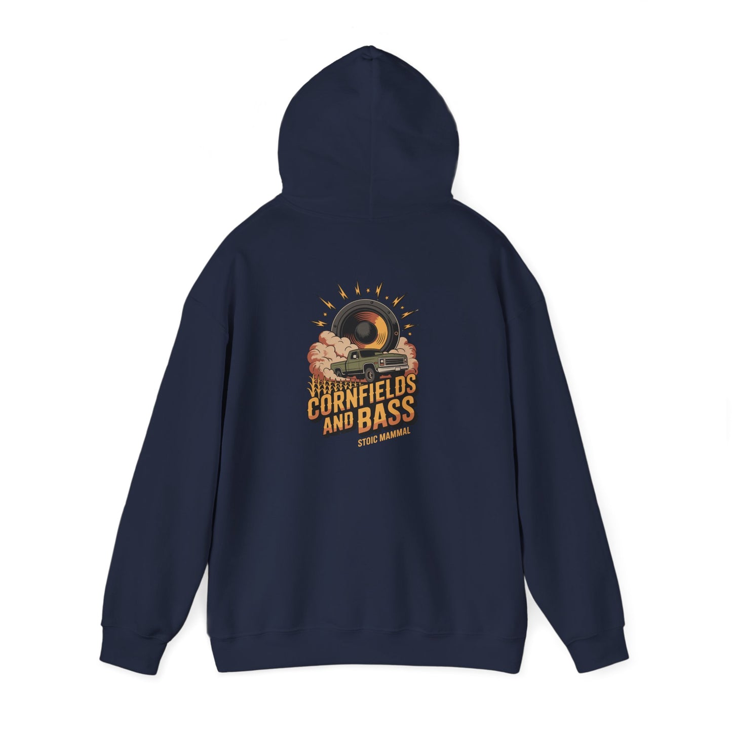 Cornfields and Bass Unisex Hoodie Stoic Mammal