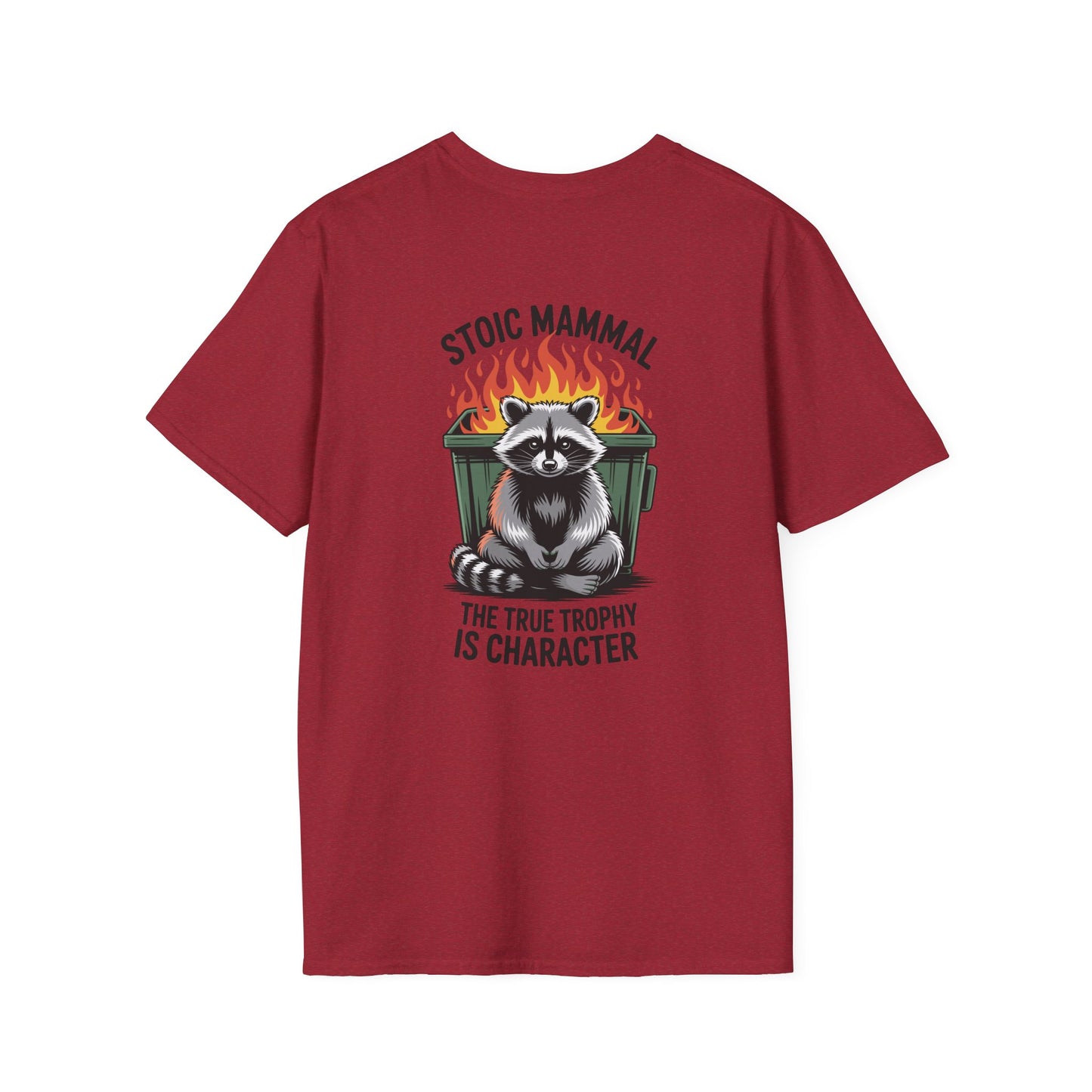 Stoic Mammal “Dumpster Fire” Raccoon T-Shirt