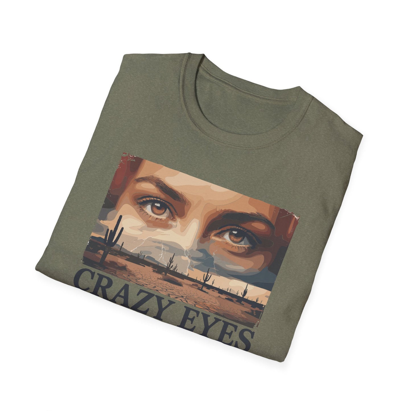 Her Crazy Eyes Can't Lie Unisex Softstyle T-Shirt