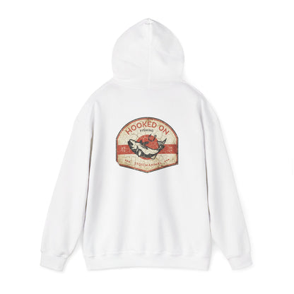 Hooked On Fishing Weathered AF  Hooded Sweatshirt