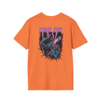 Final Cut Breaking Thru Slasher Halloween Graphic Halloween T-Shirt