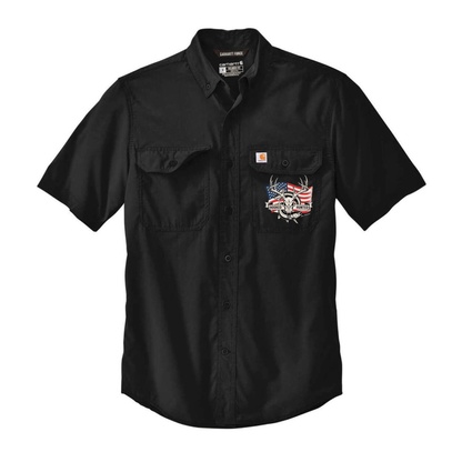 Hooked and Hunted Carhartt Force® Solid Short Sleeve Shirt