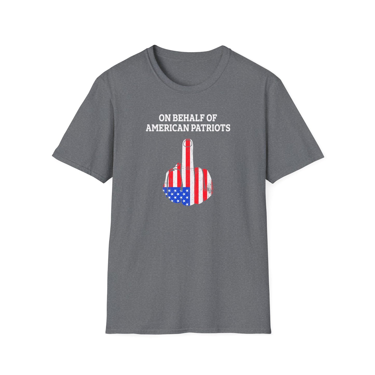 American Patriotic Middle Finger Flag T-Shirt