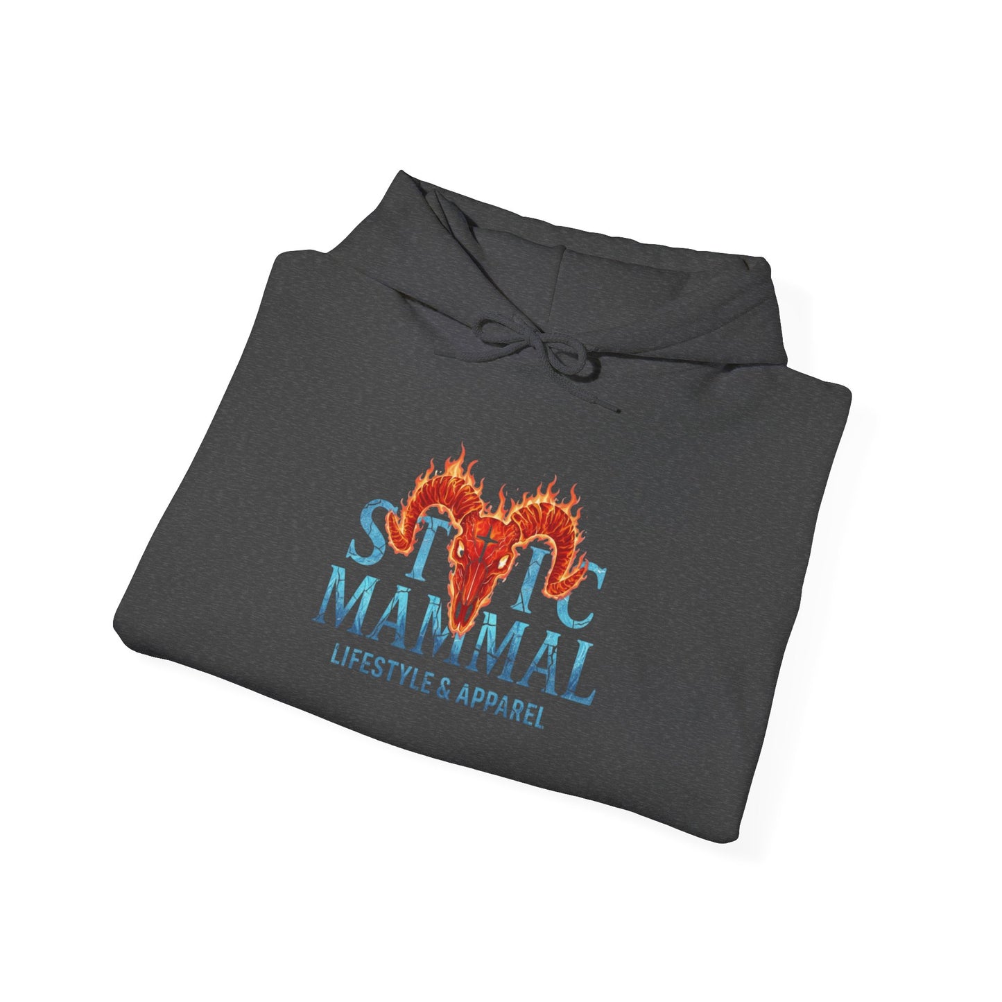 Fire and Ice Stoic Mammal Kanji Style Hoodie