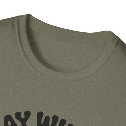 Tiptoe Tony Say When T-Shirt Retro Funny Cartoon Knife Tee