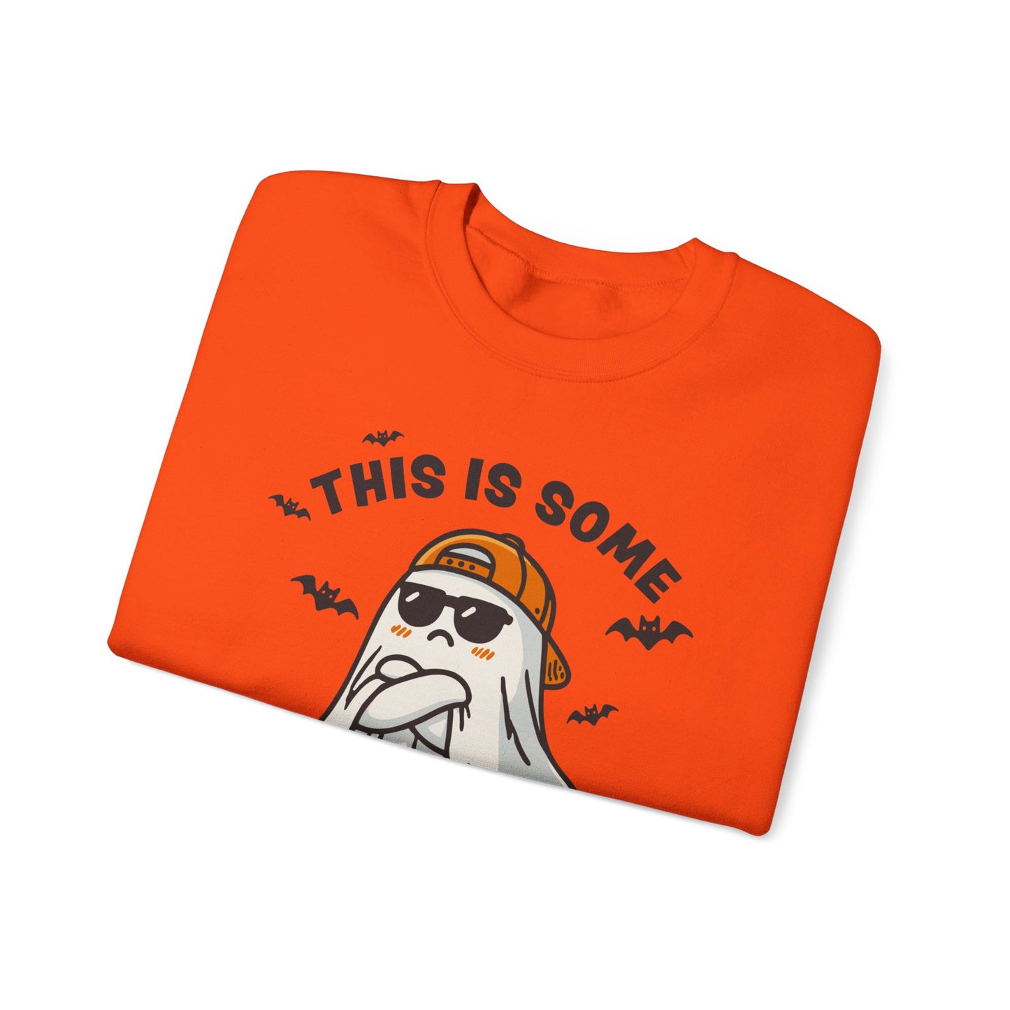 Halloween This Some Boo Sheet Unisex Heavy Blend™ Crewneck Sweatshirt