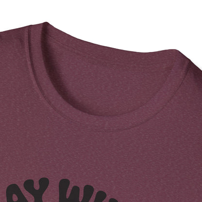 Tiptoe Tony Say When T-Shirt Retro Funny Cartoon Knife Tee