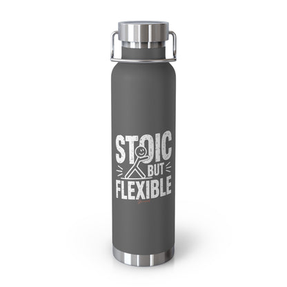 Stoic But Flexible Yoga Copper Vacuum Insulated Bottle, 22oz