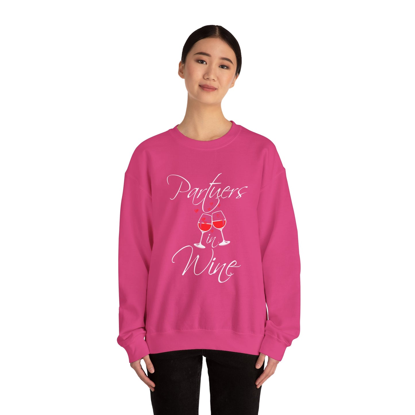 Partners In Wine Unisex Heavy Blend™ Crewneck Sweatshirt