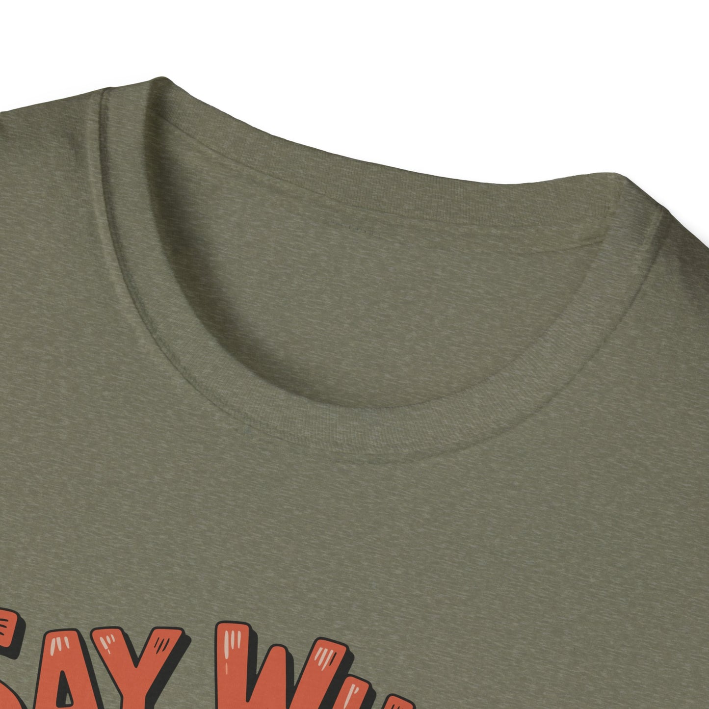 Flicker the Fox Say When T-Shirt  Vintage Dancing Dagger Fox Tee