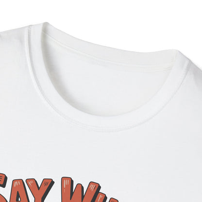 Flicker the Fox Say When T-Shirt  Vintage Dancing Dagger Fox Tee