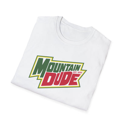 Mountain Dude Graphic T-Shirt, Unisex Tee for Outdoor Lovers, Casual Wear, Gift for Adventurers, Birthday Present, Summer Fashion