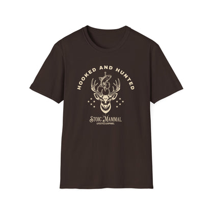 Hooked and Hunted Stoic Branded T Shirt