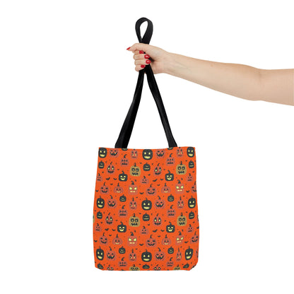 Halloween Jack O' Lantern Pumpkin Tote Bag