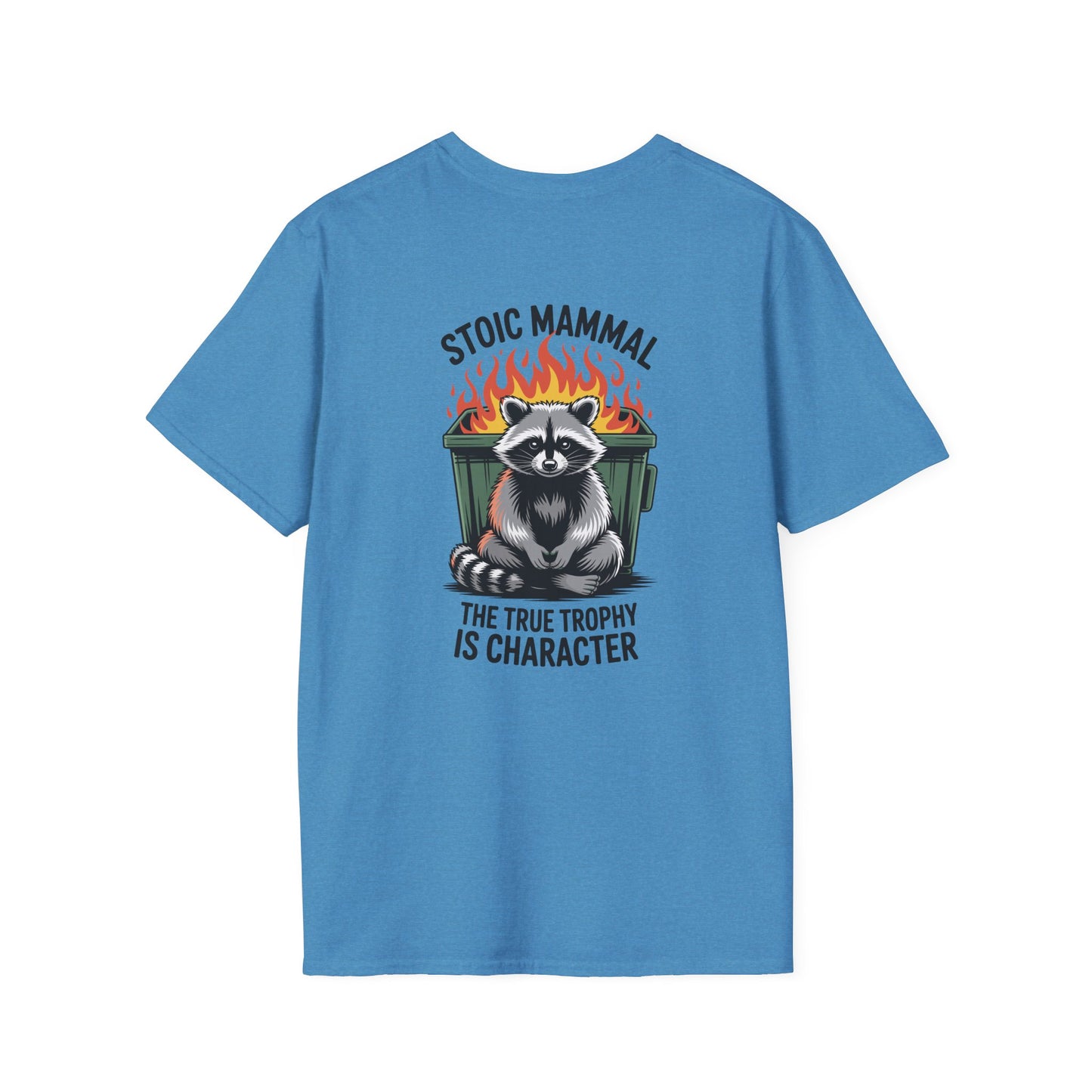 Stoic Mammal “Dumpster Fire” Raccoon T-Shirt