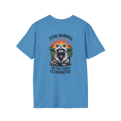 Stoic Mammal “Dumpster Fire” Raccoon T-Shirt