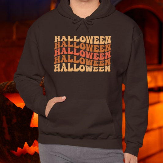 Retro Halloween Unisex Heavy Blend™ Hooded Sweatshirt