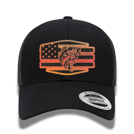 American Fish Scale Trucker Hat