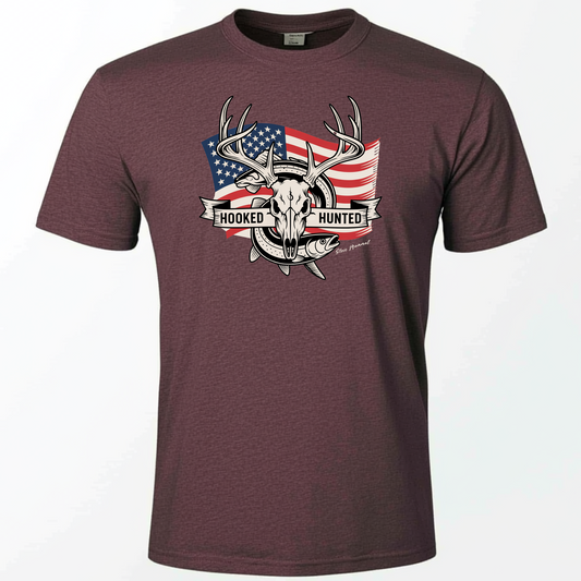 Wild & Free Hooked and Hunted T Shirt