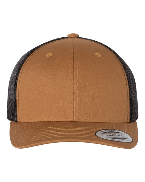 Custom Leatherette Patch Snap Back Mesh Trucker Hat