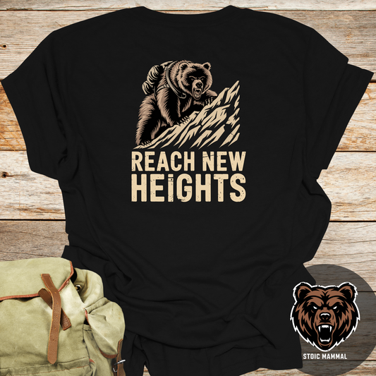 Stoic Bear "Reach New Heights" Unisex Ultra Cotton Tee