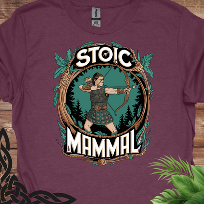 Celtic Warrior Retro Stoic Mammal Unisex Softstyle T-Shirt