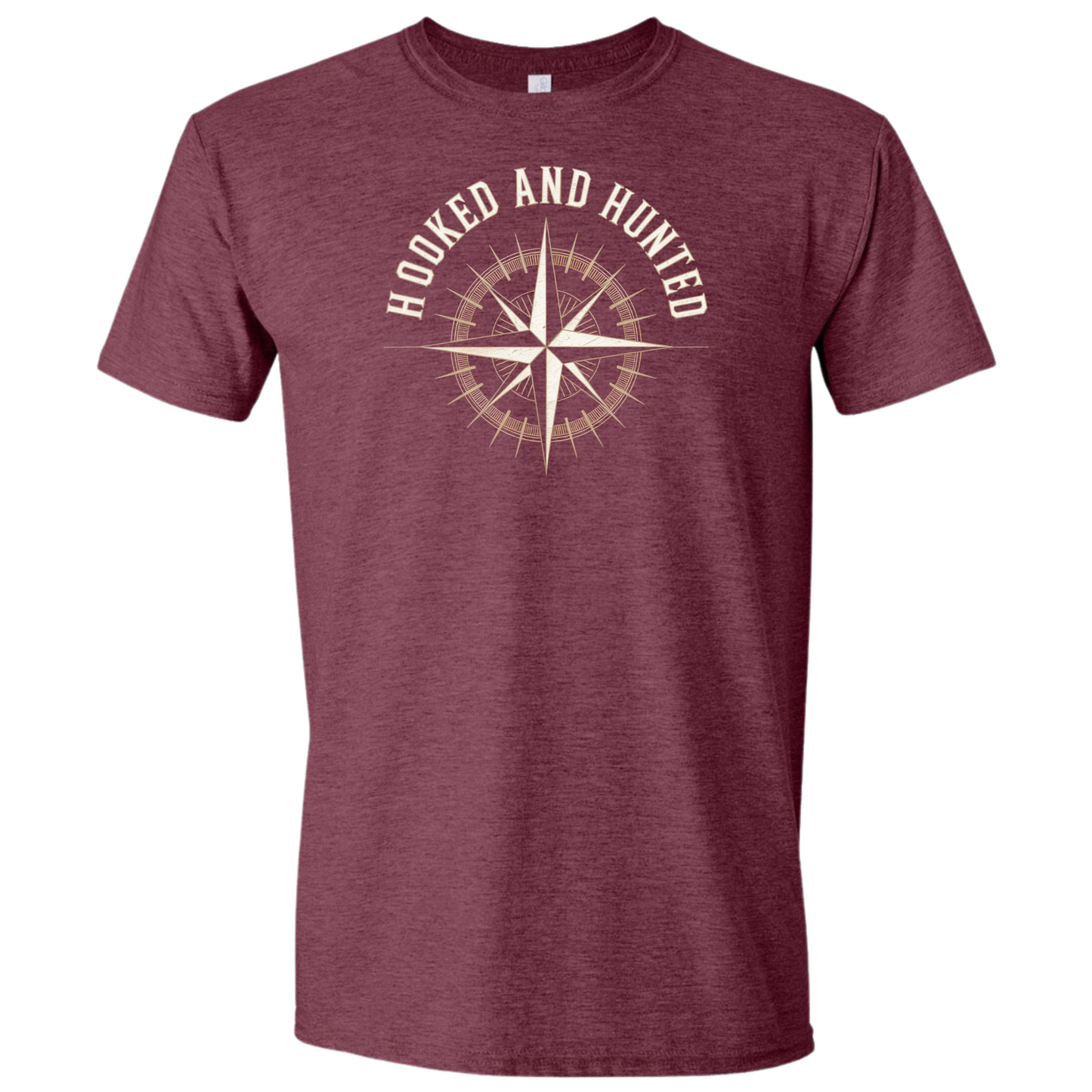 Compass Rose Hooked and Hunted T Shirt