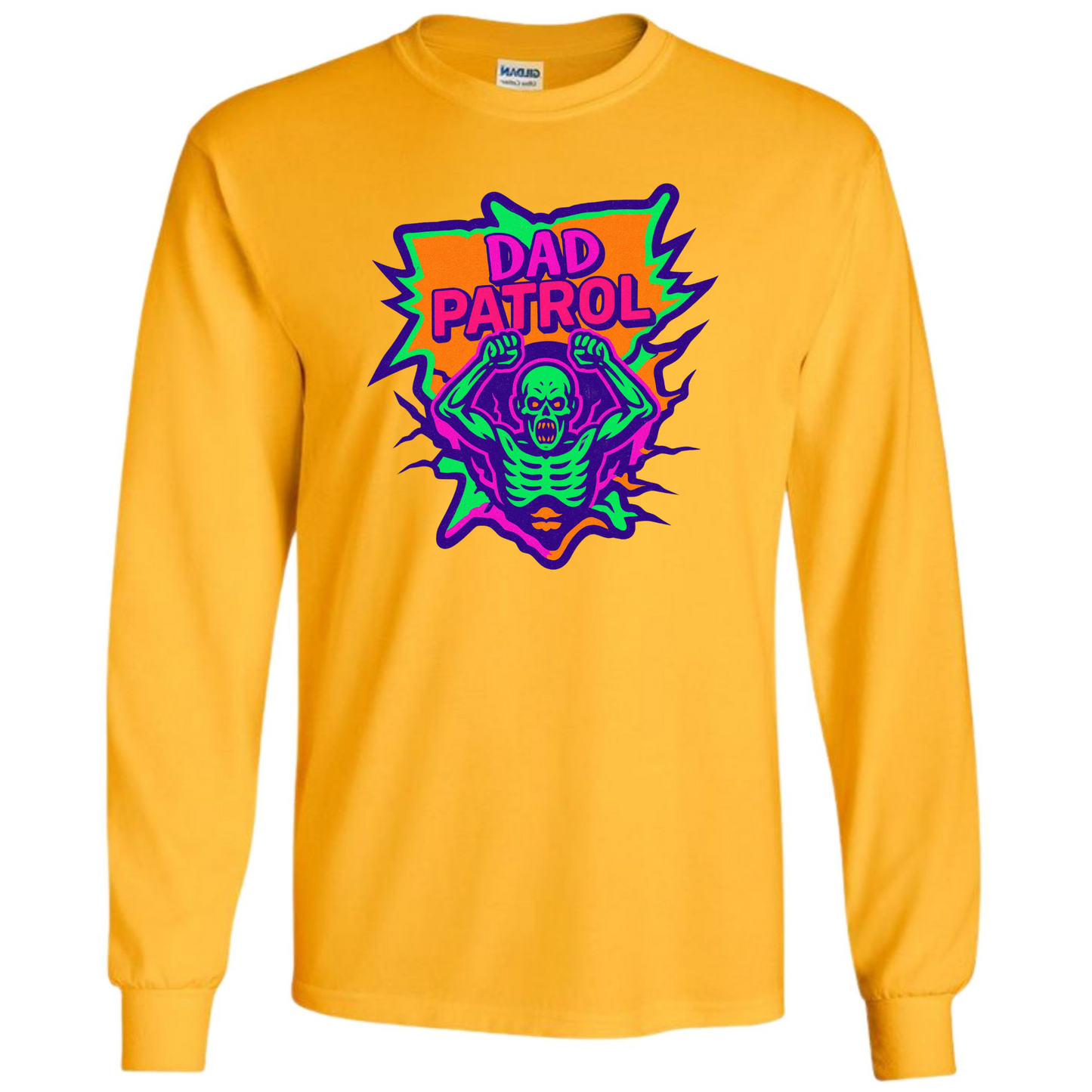 Halloween Dad Patrol Trick or Treat Zombie Graphic Tee