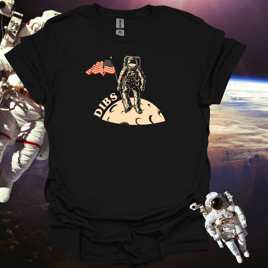 Dibs American Moon Landing Spaceman T-Shirt