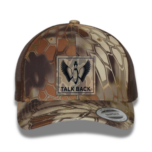 Talk Back Duck Hunter Camo Trucker Hat