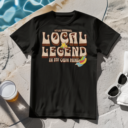 Retro Rock Hippie Style Local Legend Softstyle T-Shirt