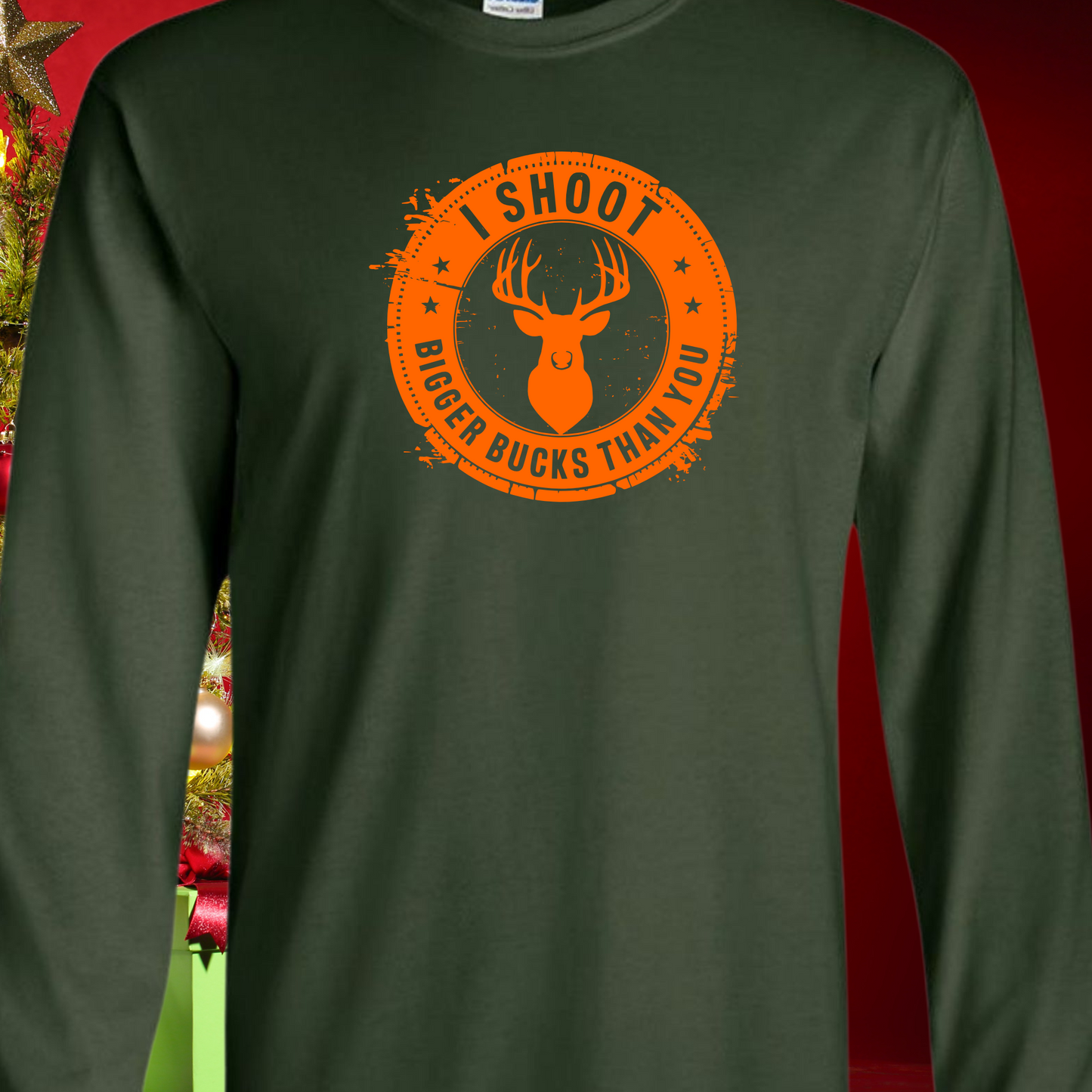 I Shoot Bigger Bucks Than You Unisex Ultra Cotton Long Sleeve Tee