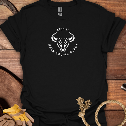 Kick It When You are Ready Logo T-Shirt