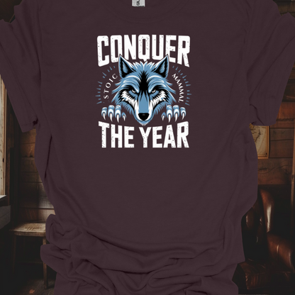 Stoic Wolf "Conquer the Year" Unisex Ultra Tee