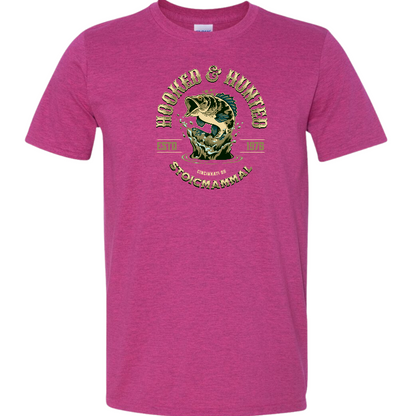 Hooked & Hunted Fishing T-Shirt